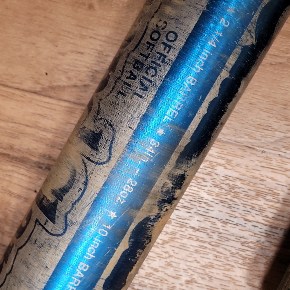 2 Vintage Louisville Slugger 34"  2 1/4  Grand Slam Softball & Grand Slam AYB23 - Picture 4 of 6